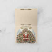 Victorian Watercolor Santa Christmas Collection サンキューカード (内部)