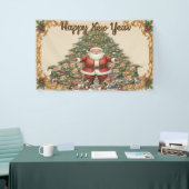 Victorian Watercolor Santa Christmas Collection 横断幕 (トレードショー)