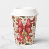 Victorian Watercolor Santa Christmas Collection 紙コップ (裏面)