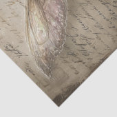 Victorian Winter Fairy Dusty Blue Dress Decoupage 薄葉紙 (詳細)