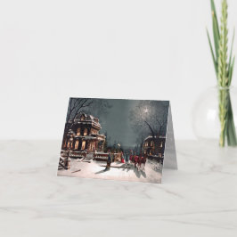 Victorian Winter Thank You Card サンキューカード