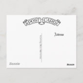 Victorian woman arms crossed ポストカード (裏面)