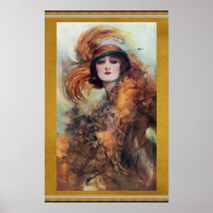 Victorian Woman Poster ポスター
