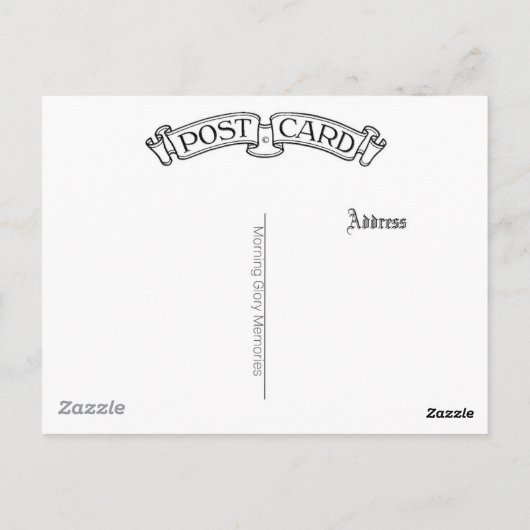 Victorian woman with haunting expression ポストカード (裏面)