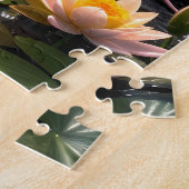 Victorian Woodland animals tea party secret garden ジグソーパズル (側面)