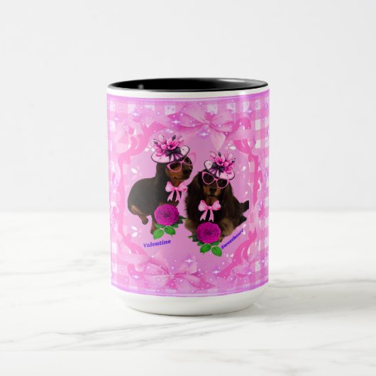 Victorian Wow Weenie Ladies Coffee Mug マグカップ (中央)