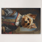 Victorian Yorkshire Terrier in Clothes Whimsical  ジグソーパズル (横)