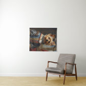 Victorian Yorkshire Terrier in Clothes Whimsical  タペストリー (インサイチュ(横))