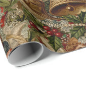 Victorian Yuletide Abundance Wrapping Paper ラッピングペーパー (ロールコーナー)