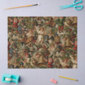 Victorian Yuletide Abundance Wrapping Paper 薄葉紙 (クラフト)