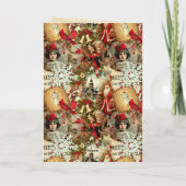 Victorian Yuletide Treasures Collage シーズンカード (裏面)