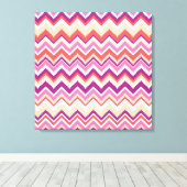 VictoriaShayleeアステカでシェブロン#1 キャンバスプリント (インサイチュ (ウッドフロア))