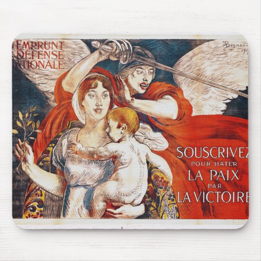Victoryによって平和を急がせるために予約購読して下さい マウスパッド (正面)