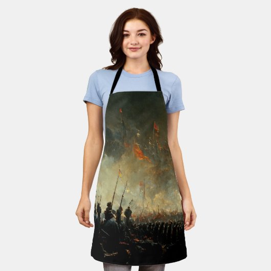 Victory エプロン (着用した状態)