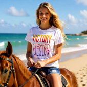 Victory In Jesus Christian Tシャツ