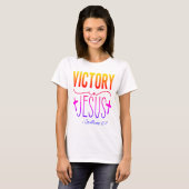 Victory In Jesus Christian Tシャツ (正面フル)
