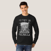 Victory or Valhalla Nordic Odin Mythology Celtic   Tシャツ (正面フル)