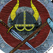 Victory or Valhalla Viking Tシャツ