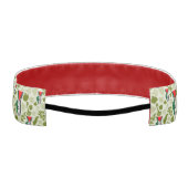 Victory Sign Hand Resistance Red Triangle Symbol アスレチックヘッドバンド (裏面)