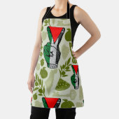 Victory Sign Hand Resistance Red Triangle Symbol エプロン (インサイチュ)