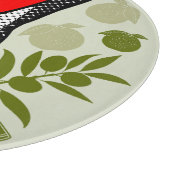 Victory Sign Hand Resistance Red Triangle Symbol カッティングボード (角)