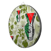 Victory Sign Hand Resistance Red Triangle Symbol ダーツボード (正面右)