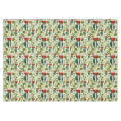 Victory Sign Hand Resistance Red Triangle Symbol テーブルクロス (正面(横))