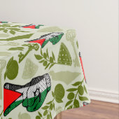 Victory Sign Hand Resistance Red Triangle Symbol テーブルクロス (インサイチュ)