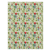 Victory Sign Hand Resistance Red Triangle Symbol テーブルクロス (正面)