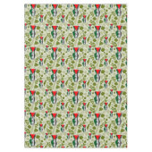 Victory Sign Hand Resistance Red Triangle Symbol テーブルクロス (正面)