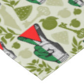 Victory Sign Hand Resistance Red Triangle Symbol テーブルクロス (アングル)