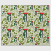 Victory Sign Hand Resistance Red Triangle Symbol ラッピングペーパー (フラット)