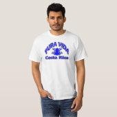 Vidaコスタリカの青のカエル Tシャツ (正面フル)