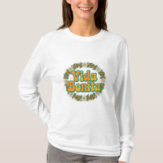 Vida Bonita 長袖Tシャツ - 美しい人生 S Tシャツ