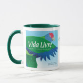 "Vida Livre"の表紙の芸術 マグカップ (左)