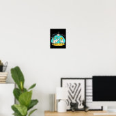 Vida Vibe バレーボール 面白い ビーチのカモメ ポスター (ホームオフィス)