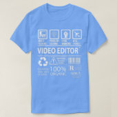 Video Editor Multitasking Job Gift Item Tシャツ (デザイン正面)