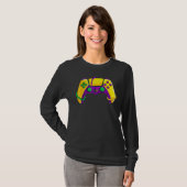 Video Game Beads Kids Mardi Gras Shirts, Gamer Boy Tシャツ (正面フル)