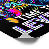 Video Game Birthday Boy Time To Level Up Video Gam ポスター (角)