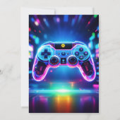 Video game birthday invitation 招待状 (裏面)