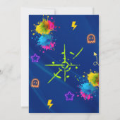 Video Game Birthday Invitation - Gamer Level up 招待状 (裏面)