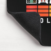 Video Game Controller Evolution 80s 90s Retro Gami マウスパッド (コーナー)