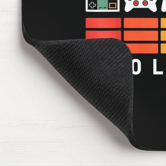 Video Game Controller Evolution 80s 90s Retro Gami マウスパッド (コーナー)