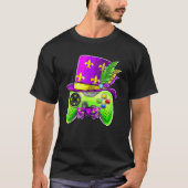 Video Game Controller Funny Mardi Gras Gamer E Spo Tシャツ (正面)