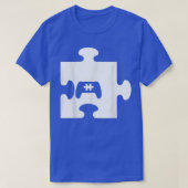 Video Game Controller Game Puzzle Autism Awareness Tシャツ (デザイン正面)
