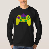 Video Game Controller Gamer E Sports Mardi Gras Ca Tシャツ (正面)