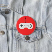 Video Game Controller Icon 缶バッジ (インサイチュ)