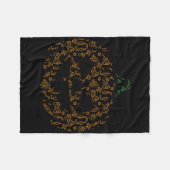 Video-game Controller Pumpkin Halloween Costume Ga フリースブランケット (正面(横))