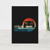 Video Game Controller Unlocked Level 13 Birthday B カード (正面)