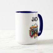 Video Game Controller Watercolor | Cool Gaming マグカップ (正面右)